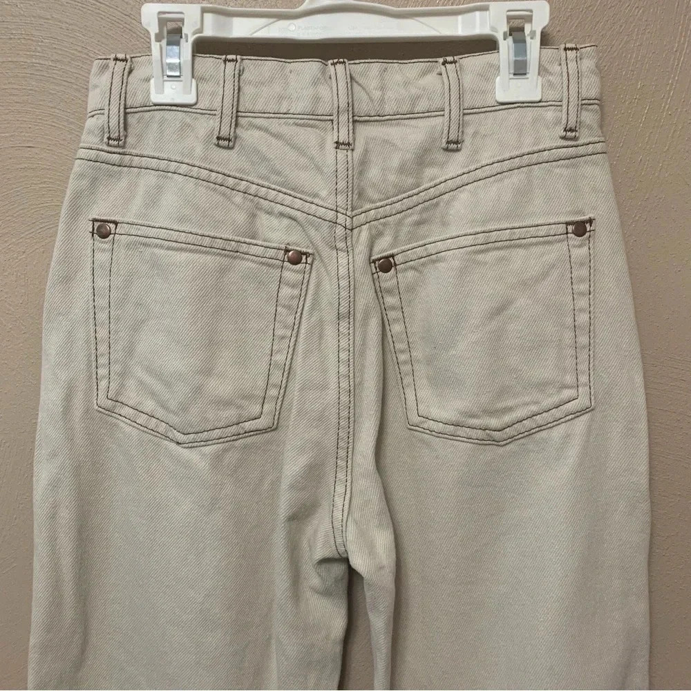 Reformation Cowboy High Rise Straight Jeans in Almond Size 24 - Picture 6 of 15
